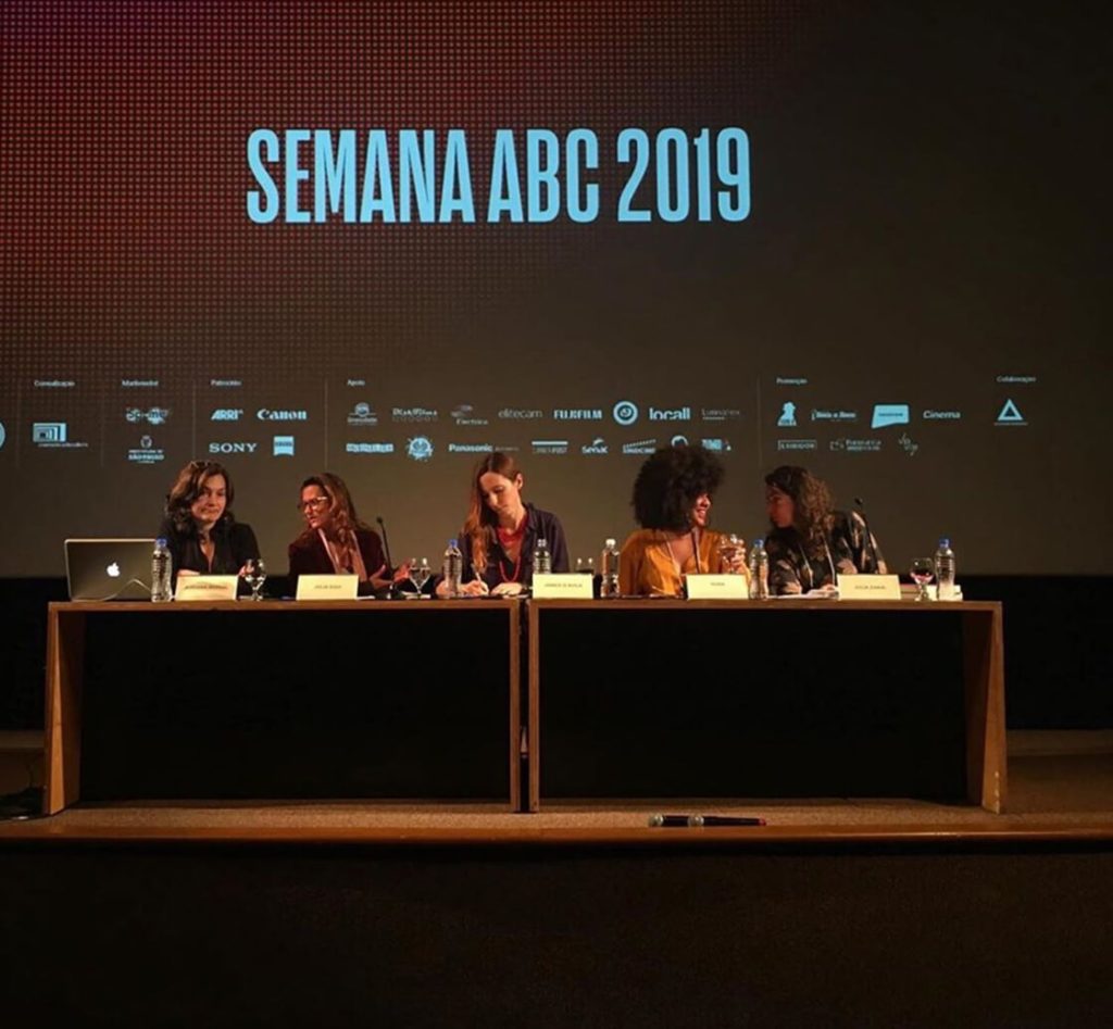 Registro de Mesa "Mulheres na Cinematografia" na Semana ABC 2019