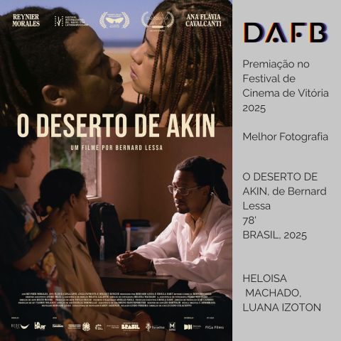 Capa do artigo: O Deserto de Akin brilha em Vitória com prêmio de Melhor Fotografia para DAFB Heloisa Machado